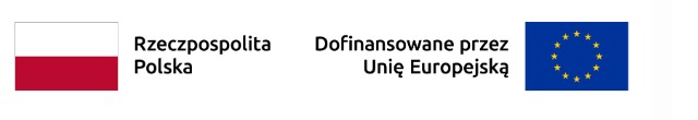 Flaga Rzeczypospolitej Polskiej oraz flaga Unii Europejskiej