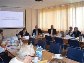Na zdjęciu: Posiedzenie Rady Statystyki w US w Warszawie.
